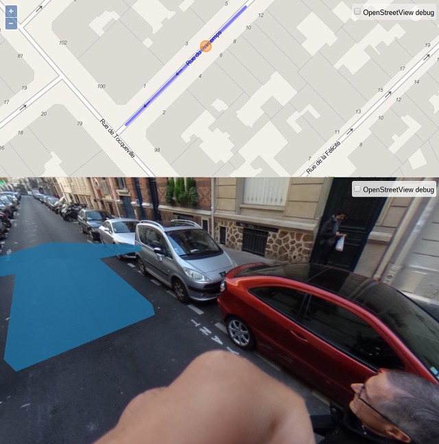 Prototyp des Projekts OpenStreetView.io für 360° Panoramaaufnahmen